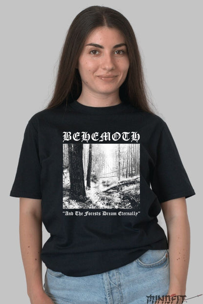 Tricou Behemoth - And The Forests Dream Eternally fata negru