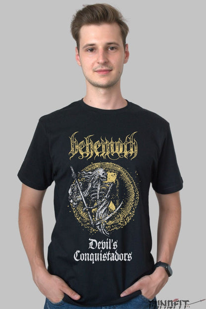 Tricou Behemoth - Devil-s Conquistadors barbat negru