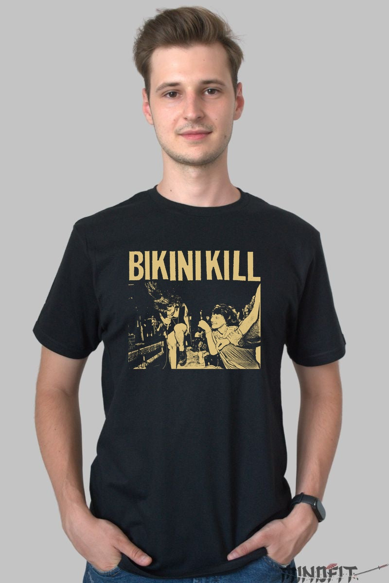 Tricou Bikini Kill - Rebel Punk Iconic barbat negru