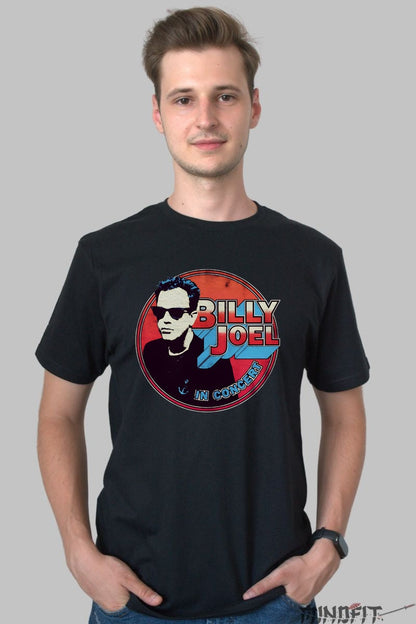 Tricou Billy Joel - In Concert Edition barbat negru