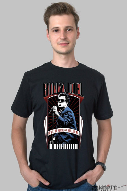 Tricou Billy Joel - It-s Still Rock and Roll to Me barbat negru