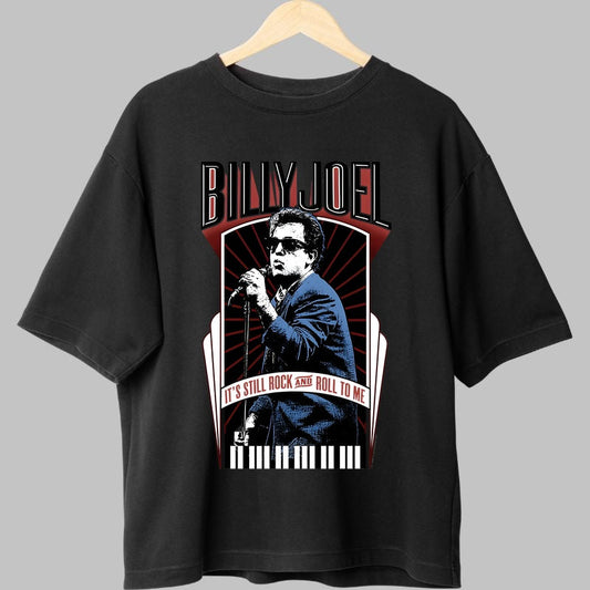 Tricou Billy Joel - It-s Still Rock and Roll to Me fata