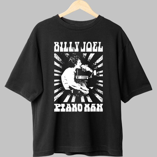 Tricou Billy Joel - Piano Man Vintage fata