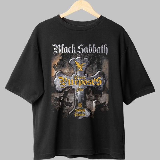 Tricou Black Sabbath - Cross Purposes Live fata