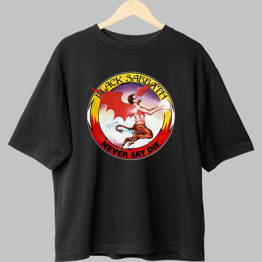 Tricou Black Sabbath - Never Say Die fata