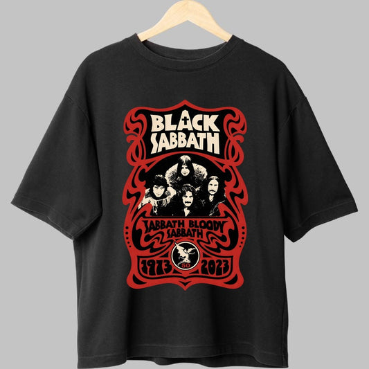 Tricou Black Sabbath - Sabbath Bloody Sabbath 50th Anniversary fata
