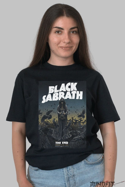 Tricou Black Sabbath - The End Tour Edition fata negru