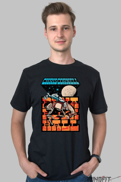 Tricou Chris Cornell - Seattle Galactic Ride barbat negru