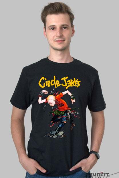 Tricou Circle Jerks - Punk Energy Art barbat negru