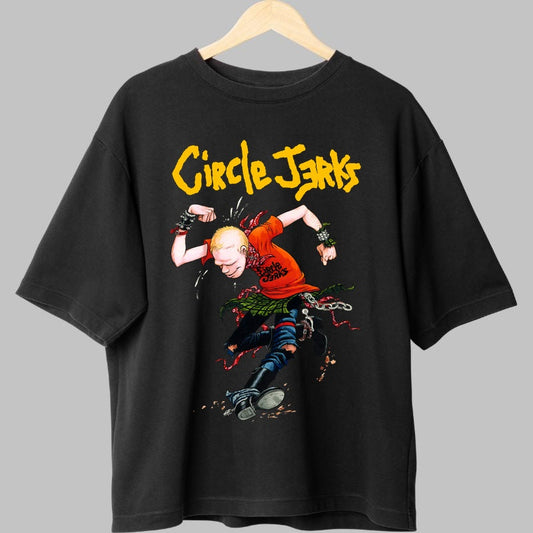 Tricou Circle Jerks - Punk Energy Art fata