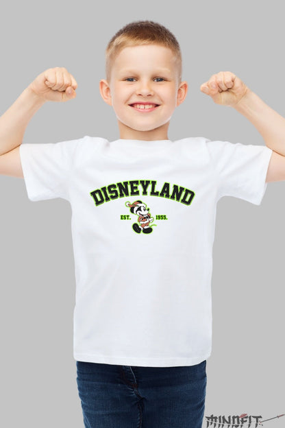 Tricou Copii Disneyland Vintage - Goofy in stil retro baiat alb