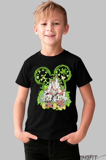 Tricou Copii - Mickey si Minnie in Lumea Magica baiat negru