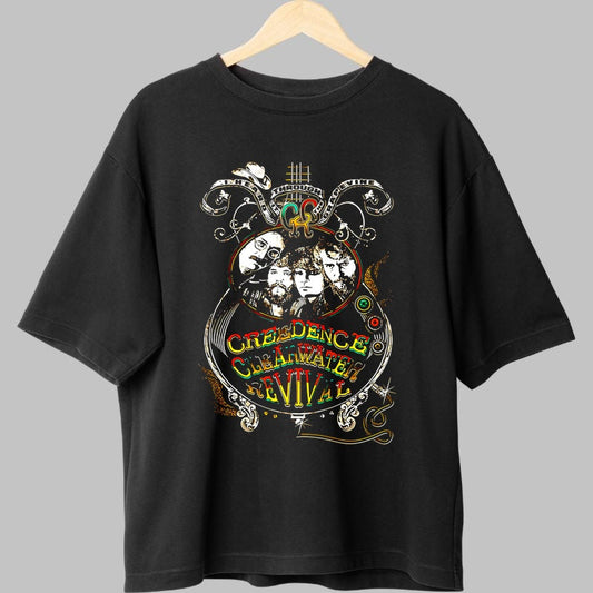 Tricou Creedence Clearwater Revival - Psychedelic Vibes fata