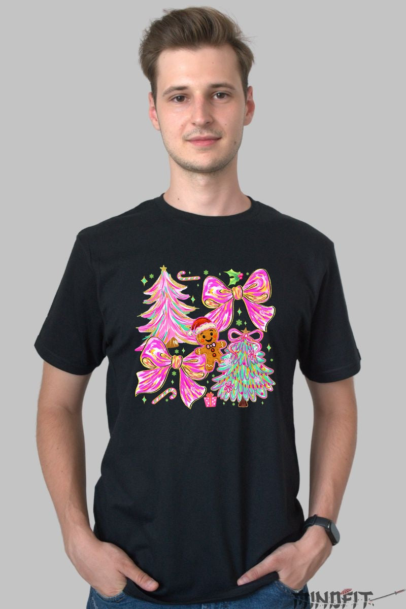 Tricou De Craciun - Braduti Si Fundite Magice barbat negru