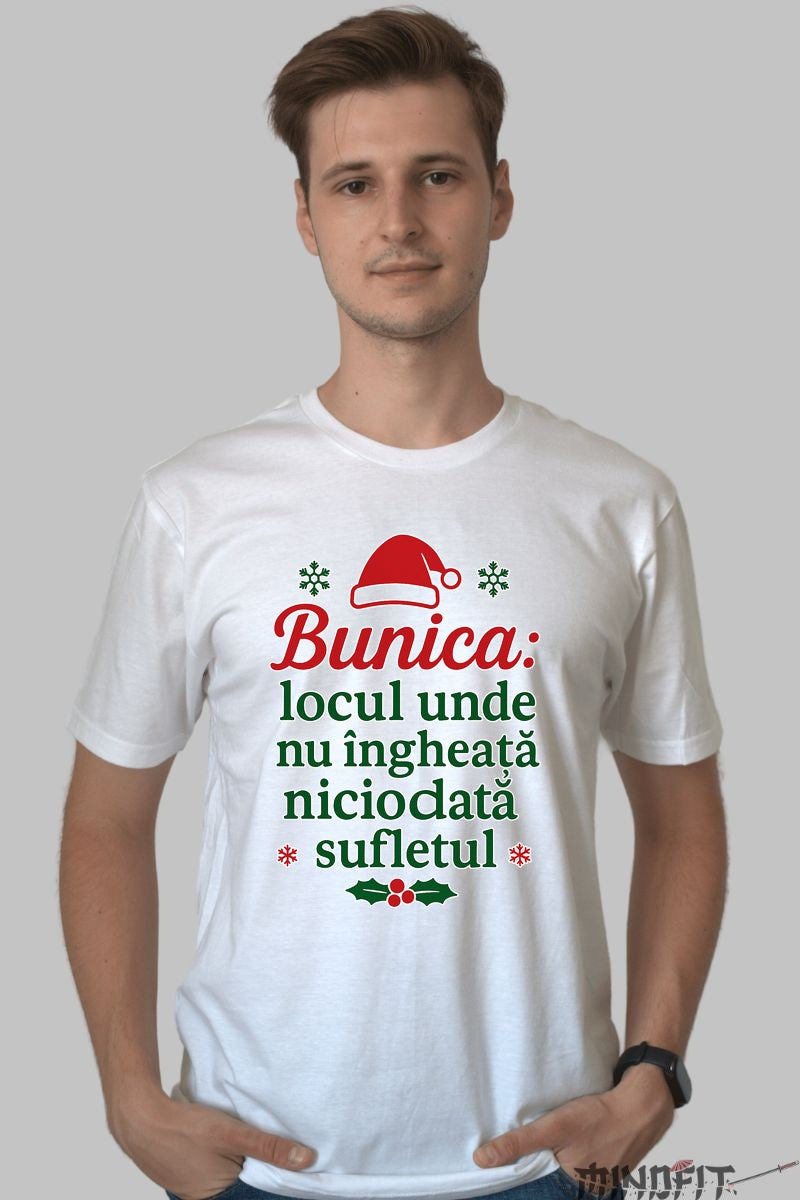 Tricou De Craciun - Bunica Si Caldura Sufletului dama negu
