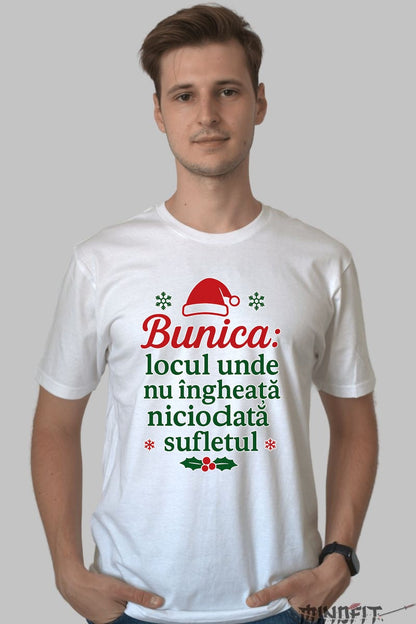 Tricou De Craciun - Bunica Si Caldura Sufletului dama negu