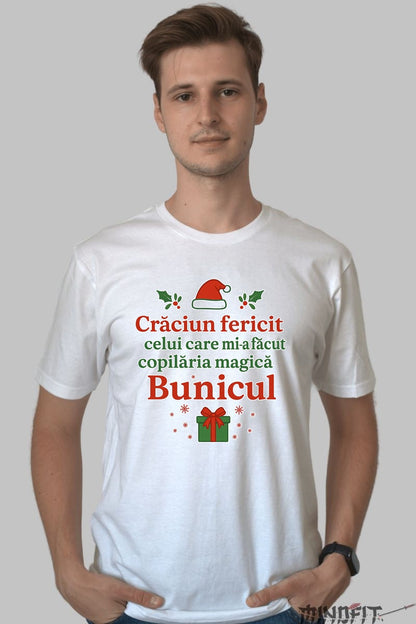 Tricou De Craciun - Bunicul Copilariei Magice dama negu