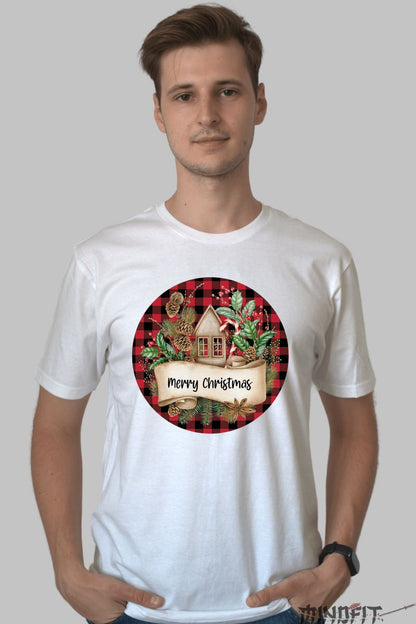 Tricou De Craciun - Casuta Magica De Sarbatori barbat alb