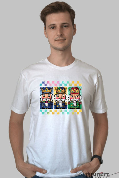 Tricou De Craciun - Cei Trei Crai Magici barbat alb