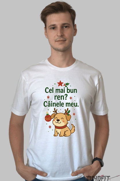 Tricou De Craciun - Cel Mai Bun Ren- Cainele Meu dama negu