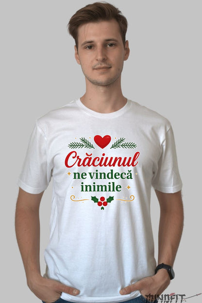 Tricou De Craciun - Craciunul Ne Vindeca Inimile dama negu