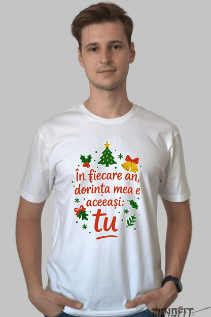 Tricou De Craciun - Dorinta Mea Esti Tu dama negu