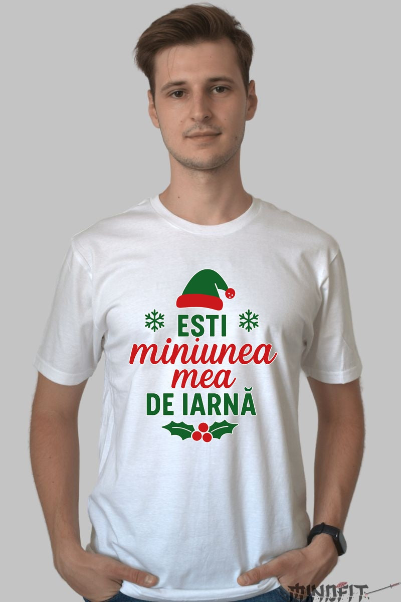 Tricou De Craciun - Esti Minunea Mea De Iarna dama negu