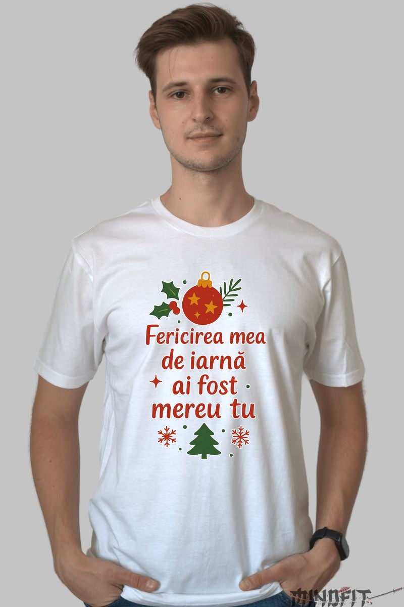 Tricou De Craciun - Fericirea Mea De Iarna dama negu