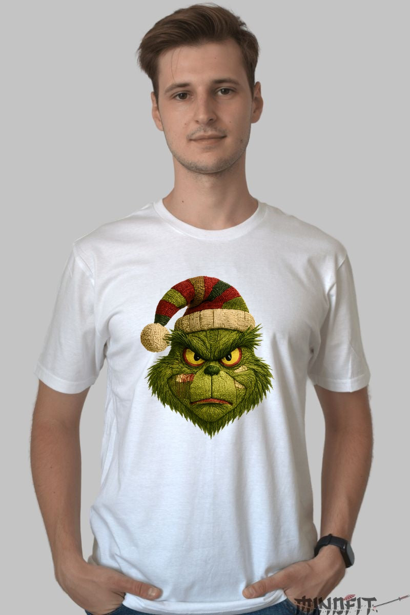 Tricou De Craciun - Grinch Nu Are Chef De Sarbatori barbat alb
