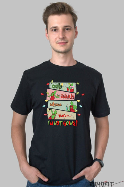Tricou De Craciun - Grinch Si Luminitele Amuzante barbat negru