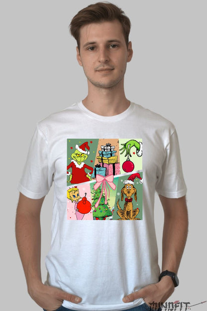 Tricou De Craciun - Grinch Si Spiritul Sarbatorilor barbat alb