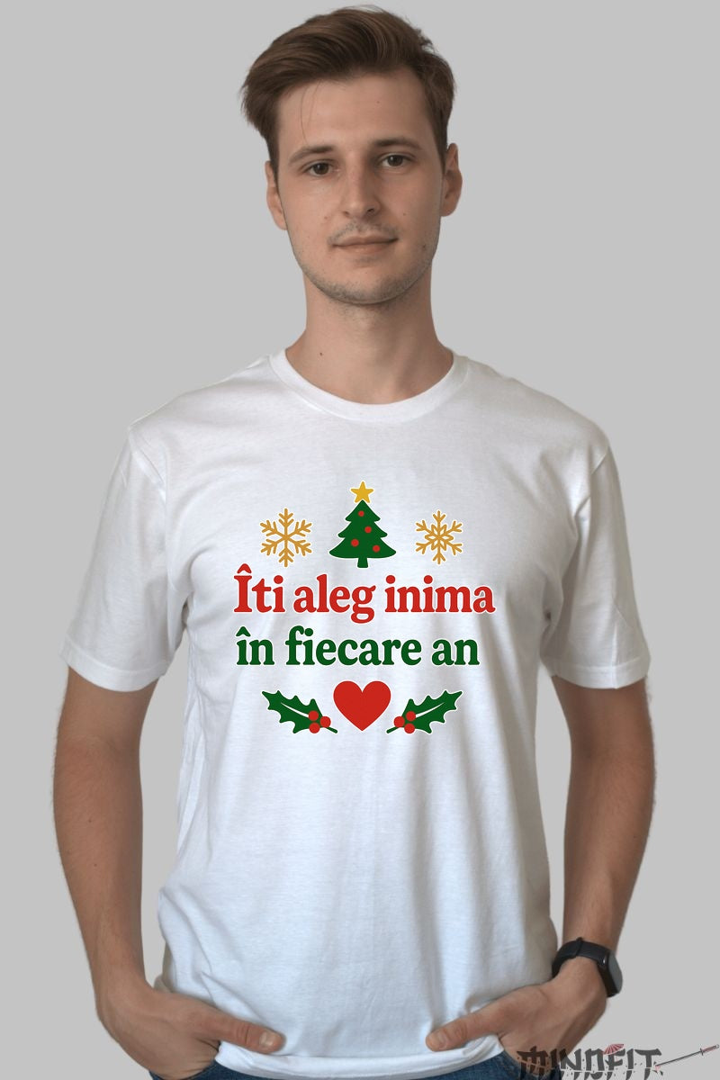 Tricou De Craciun - Iti Aleg Inima In Fiecare An dama negu