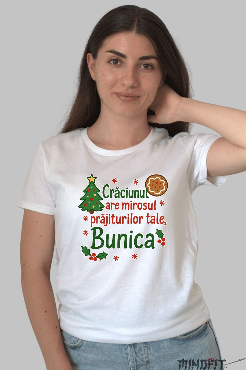 Tricou De Craciun - Mirosul Prajiturilor De La Bunica barbat negru