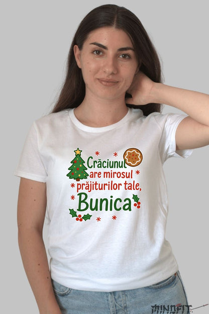 Tricou De Craciun - Mirosul Prajiturilor De La Bunica barbat negru