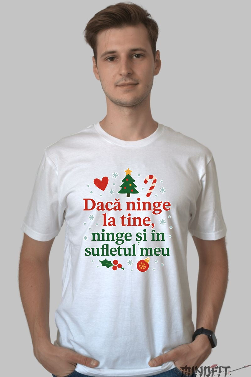 Tricou De Craciun - Ninge Si In Sufletul Meu dama negu