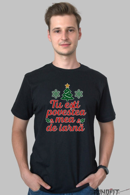 Tricou De Craciun - Povestea Mea De Iarna dama alb