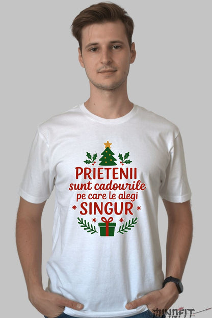 Tricou De Craciun - Prietenii Cadouri Alese dama negu
