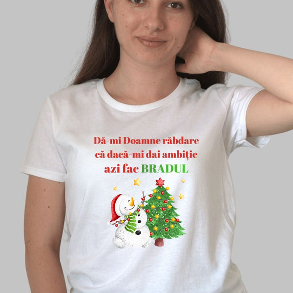 Tricou De Craciun - Rabdare Si Brad