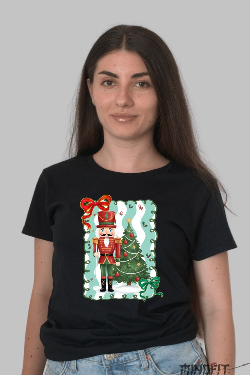 Tricou De Craciun - Spargatorul De Nuci si Bradul Magic dama negru