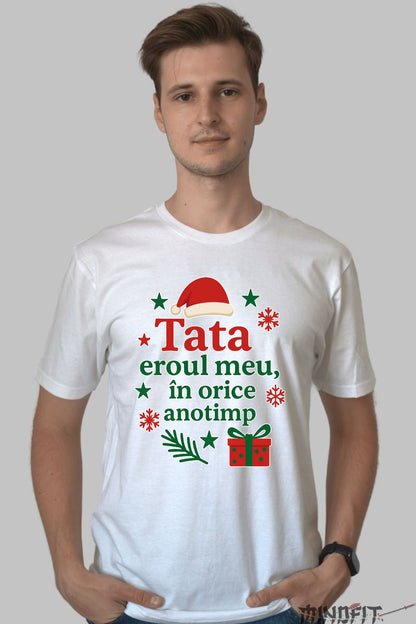 Tricou De Craciun - Tata Eroul Meu dama negu