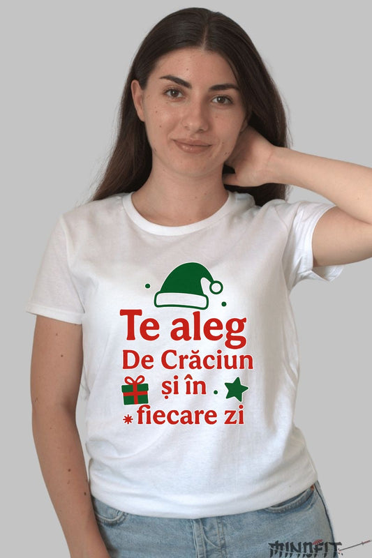 Tricou De Craciun - Te Aleg In Fiecare Zi barbat negru