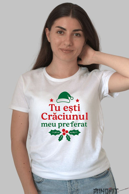 Tricou De Craciun - Tu Esti Craciunul Meu Preferat barbat negru