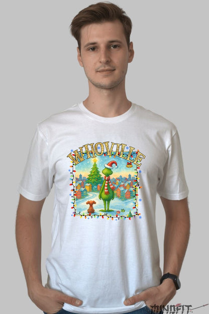 Tricou De Craciun - Whoville In Sarbatoare barbat alb