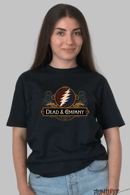 Tricou Dead & Company - 50 Years Tribute dama negru