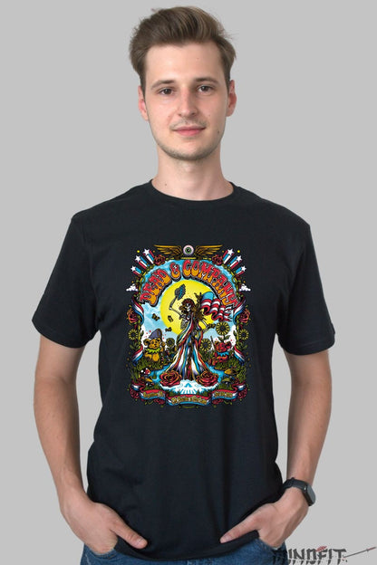 Tricou Dead & Company - Psychedelic Liberty barbat negru