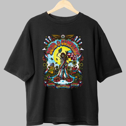 Tricou Dead & Company - Psychedelic Liberty fata