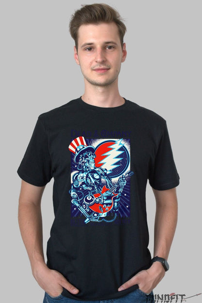 Tricou Dead & Company - Robotul Psychedelic barbat negru