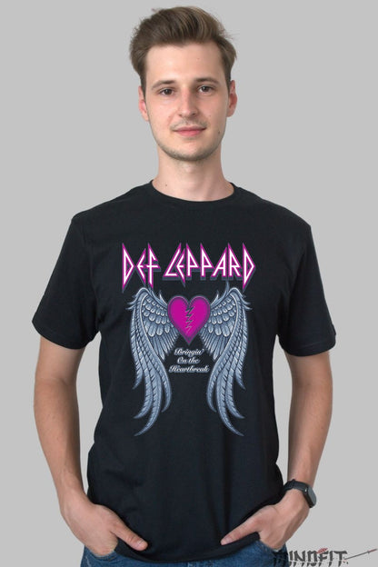 Tricou Def Leppard - Bringin- On the Heartbreak barbat negru