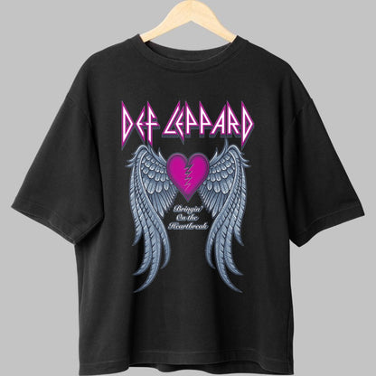 Tricou Def Leppard - Bringin- On the Heartbreak fata