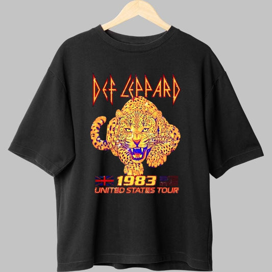 Tricou Def Leppard - United States Tour 1983 fata